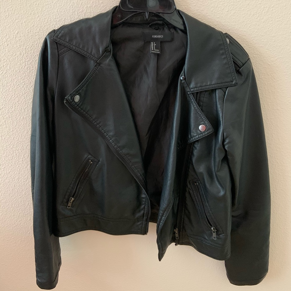 Forever 21 faux leather Moto jacket